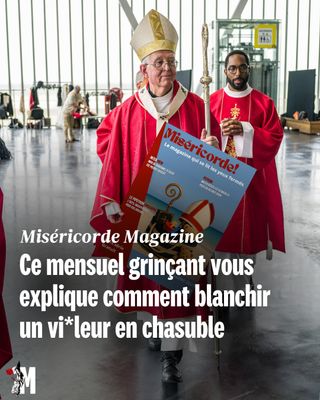 ⛪️ La promotion par l'archevêque de Toulouse de l'abbé Spina, condamné dans le passé pour vi*l sur mineur, a créé la stupeur. "Miséricorde Magazine", un fanzine catho-grinçant, s'est emparé de l'affaire pour la dénoncer.

🟥 Pour lire cet article, cliquez sur le lien sur notre profil @mariannelemag
_______
#religion #catholique #scandale