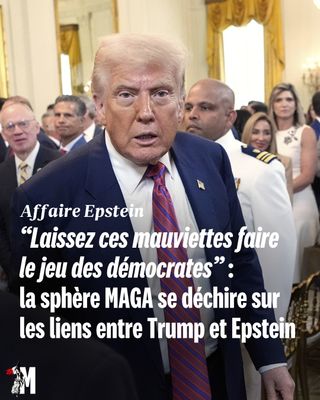🇺🇸 L’affaire Epstein ravive tensions et théories conspirationnistes dans le camp Trump, au point qu'une partie de sa fidèle base se désolidarise désormais du président.

🟥 Pour lire cet article, cliquez sur le lien sur notre profil @mariannelemag.
_______
#trump #epstein #usa
