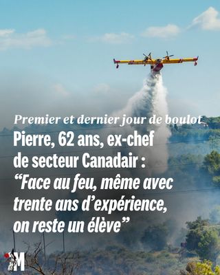Pierre a passé 25 ans à la sécurité civile, dont cinq à diriger la flotte nationale, Canadair compris. À l’heure où les incendies s’étirent bien au-delà de l’été, il revient pour "Marianne" sur une carrière menée à basse altitude, où chaque largage compte.

🟥 Pour lire cet article, cliquez sur le lien sur notre profil @mariannelemag
_______
#canadair #incendies #feu