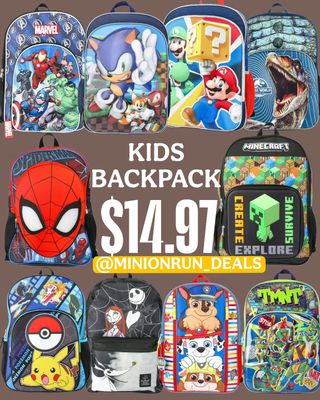 🛒C0mment the word "SHOP" and I will directly dm you the l!nk & details💚
Kids character backpacks for 
Only $14.97! 
https://walmrt.us/4oiHRN7

▫️▫️▫️▫️▫️▫️▫️▫️▫️▫️▫️
NEVER MISS OUT ON A DEAL!
✅ Join my F@cebook Group
✅ Join my Telegr@m channel
✅All l!nks are in my b!o & stories
⁣⁣✅️ ⁣Follow my backup acct @minionhot_deals 
l!nks are affiliated.  #couponcommunity #discount #deals #clearance