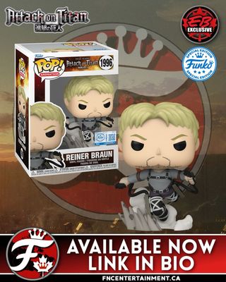 Available Now at EB Games Canada

Funko Pop! Animation: Attack on Titan - Reiner Braun - Funko Special Edition

https://www.ebgames.ca/Toys-Collectibles/Games/930520/pop-attack-on-titan-reiner

SKU: 795536

Note: Not all EB locations will receive the same stock or at the same time. Check your local EB for availability.

#funkofanatic #funkofamily #popvinyl #funkopop #funko #funkopopvinyl #funkofunatic #funkopops #funkoaddict #funkocanada #anime #attackontitan