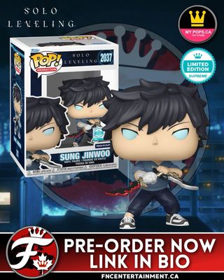 Pre-Order Now at MyPops.ca

Funko Pop! Animation: Solo Leveling - Sung Jinwoo (LE 9,500) (Funko Supreme Edition)

https://mypops.ca/preorders
 Use Promo Code FNC5 for 5% OFF

Thanks to @_wethaones for the heads up!

#funkofanatic #funkofamily #popvinyl #funkopop #funko #funkopopvinyl #funkofunatic #funkopops #funkoaddict #funkocanada #ad #sololeveling #anime