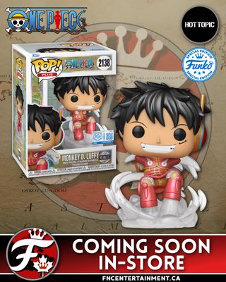 Coming Soon to Hot Topic Canada

Funko Pop! Animation: One Piece - Monkey D. Luffy (Metallic) Hot Topic Exclusive 

https://go.fncentertainment.ca/luffy-ht 

#funkofanatic #funkofamily #popvinyl #funkopop #funko #funkopopvinyl #funkofunatic #funkopops #funkoaddict #funkocanada #ad #anime #onepiece