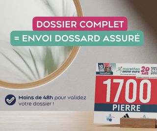 ⏰🏃‍♂️ 𝐃𝐞𝐫𝐧𝐢𝐞̀𝐫𝐞𝐬 𝐡𝐞𝐮𝐫𝐞𝐬 𝐩𝐨𝐮𝐫 𝐯𝐚𝐥𝐢𝐝𝐞𝐫 𝐯𝐨𝐭𝐫𝐞 𝐝𝐨𝐬𝐬𝐢𝐞𝐫 ⵑ 

Vous avez choisi l’option envoi de dossard ?
👉 Attention : si votre dossier n’est pas complet d'ici demain, aucun envoi ne pourra être effectué.

📌 Pour les coureurs souhaitant une personnalisation de leur dossard, la règle est la même : votre dossier doit être validé au plus tard le 21/09/2025 à minuit.

✅ Vérifiez vos dossiers dès maintenant ici : https://in.njuko.com/marathon-seine-eure-2025/my-registration

#MarathonSeineEure