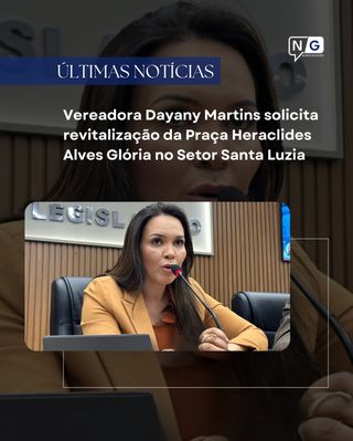 Durante a sessão ordinária desta segunda-feira (22/09), a Câmara Municipal de Porangatu aprovou, por unanimidade, o requerimento da vereadora Dayany Martins (PL) que pede a revitalização da Praça Heraclides Alves Glória, no Setor Santa Luzia.

O pedido inclui limpeza do espaço, manutenção dos brinquedos infantis e reforma da academia ao ar livre, além da instalação de grades de proteção para reforçar a segurança das crianças que utilizam o local.