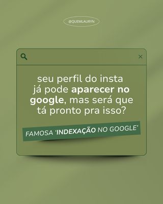 agora não tem pra onde fugir: seu insta já pode ser encontrado no google faz um tempinho… a pergunta é: vão te encontrar pronta?

me chama se quiser estruturar do zero seu google business profile ou otimizar/gerenciar o que já existe. 🔥

#google #googlebusinessprofile #googlemeunegocio #mulheresempreendedorasbr