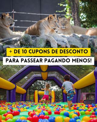 PASSEIOS MAIS BARATOS 🤑

Cupons de desconto para você aproveitar passeios muuuito legais pagando menos! Confira algumas opções! ⤵️

🚨 Ah, no nosso site sempre tem mais! 👉 Comente DESCONTO e eu te envio TODOS os cupons!

🔹 Dia das Crianças no @pullmanguarulhos com 15% OFF | Cupom: SPCRIANCAS

🔹 Festa das @floresemorangos de Atibaia com 10% OFF | Cupom: SPCRIANCAS

🔹 @kidzhousefestival, um super festival infantil, com 20% OFF | Cupom: SPCRIANCAS20
 
🔹 @glowpark com 10% OFF | Cupom: SPCRIANCAS

🔹 @arcade_haus com 10% OFF | Cupom: SPCRIANCAS

🔹 Sessão de cinema diferente: UP - Altas Aventuras no @teatrob32 com 20% OFF | Compre pelo nosso site

🔹 Trilhas no Teatro - Orquestra com clássicos infantis com 30% OFF | Cupom: SPPC30

🔹 @zoosaopaulo e @jardimbotanicosp com até 50% OFF | Compre pelo nosso site

👉 Comente DESCONTO e eu te envio TODOS os cupons!

.

Imagens: Divulgação

.

Confira regras, condições e validade dos cupons no nosso site

.

https://saopauloparacriancas.com.br/descontos/