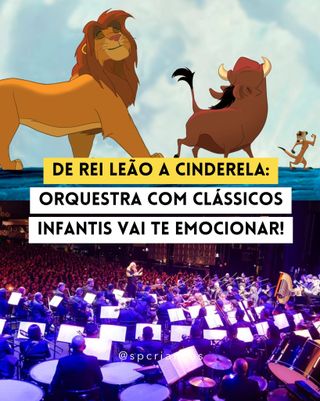 ❗COM 30% DE #DESCONTO
 
Um passeio cheio de nostalgia e emoções! Vem aí Trilhas no Teatro - Magia da Infância, um espetáculo dedicado ao universo musical das infâncias de diversas gerações. 🎶🎻✨

Com trilhas que marcaram filmes, desenhos e programas infantis, o concerto, realizado pela @orquestrasinfonicavillalobos, propõe uma viagem sonora lúdica e emocionante, reunindo arranjos sinfônicos de temas clássicos como O Rei Leão, Tarzan, Aladdin, A Pequena Sereia, além de sucessos contemporâneos como Galinha Pintadinha.
 
🗓️ 18/10
⏰ 11h
📍 @teatrosabespfreicaneca
💰 A partir de R$25
❗ Garanta 30% de #desconto com o cupom SPPC30

👉👉 Comente TEATRO para garantir seus ingressos!

.

Imagens: Divulgação / @orquestrasinfonicavillalobos

.

https://saopauloparacriancas.com.br/teatro-magia-da-infancia-classicos-infantis-orquestra-sinfonica-villa-lobos/