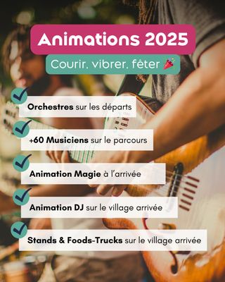 🎉 𝗟𝗲 𝗠𝗮𝗿𝗮𝘁𝗵𝗼𝗻 𝗦𝗲𝗶𝗻𝗲-𝗘𝘂𝗿𝗲, 𝗰𝗲 𝗻’𝗲𝘀𝘁 𝗽𝗮𝘀 𝘀𝗲𝘂𝗹𝗲𝗺𝗲𝗻𝘁 𝗱𝘂 𝘀𝗽𝗼𝗿𝘁… 𝗰’𝗲𝘀𝘁 𝗮𝘂𝘀𝘀𝗶 𝗟𝗔 𝗙𝗘𝗧𝗘 ⵑ🎶

👉Pour cette 20e édition, préparez-vous à une ambiance exceptionnelle tout au long de la journée 🙌

✨ Au programme :
🎺 Des orchestres sur les départs et aux navettes
🥁 Plus de 60 musiciens répartis sur le parcours pour vous porter jusqu’à la ligne d’arrivée
🎩 Une animation magie sur le village arrivée
🎧 Un DJ pour mettre le feu à l’ambiance du Village Arrivée
🎟️ La grande tombola des 20 ans avec de superbes lots
🍔 De nombreux stands & food trucks pour se régaler après l’effort

🔥 Un vrai festival de sport, de musique et de convivialité !

👉 Qui sera là pour profiter de l’ambiance ? N'hésitez pas à nous rejoindre en famille pour profiter de cette belle journée ! ❤️️

#MarathonSeineEure #20ans