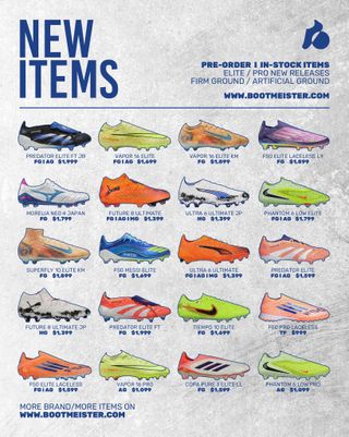 𝗥𝗲𝗰𝗲𝗻𝘁 𝗿𝗲𝗹𝗲𝗮𝘀𝗲𝘀: -
今個夏天秋天以搶眼嘅黃 / 橙色為主調！
Nike 推出 Mbappe 嘅專屬配色同埋 Max Voltage 螢光系列
Adidas 較早前亦公佈 Coral Blaza 珊湖橙
同期仲有 Puma 嘅 Hot Pursuit Pack
基本上就好似提醒大家夏天仲未完咁樣 🥵 

網站 或 旺角門市 | 現貨發售 或 預購
🛒💳 𝘄𝘄𝘄.𝗯𝗼𝗼𝘁𝗺𝗲𝗶𝘀𝘁𝗲𝗿.𝗰𝗼𝗺
🏪📌 旺角西洋菜南街2號添置商業中心14樓全層 （旺角MTR B2出口）