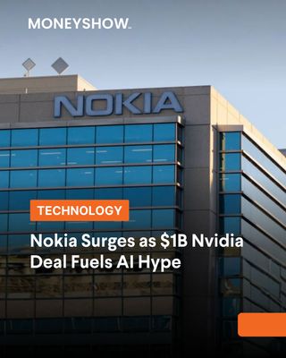 Nokia shares jumped 23% after announcing a $1 billion partnership with Nvidia to accelerate AI networking tech. 🤝

The deal adds new fuel to the AI rally, even as analysts warn valuations may be running hot. With tech stocks already far above key moving averages, volatility could rise into year-end.

Will this AI frenzy spark a true melt-up, or a wake-up call?

👉 Tap the link in bio for the full story!

\#ai #stocks #investing #nokia #nvidia #technology #markets #trading #finance