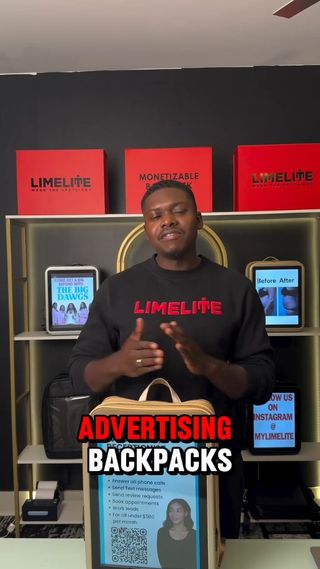 👌🏿 These innovative digital advertising backpacks are so amazing!

📢 Reposted from @mylimelite

Celebrating the BIG wins! 🚀 A little over a year ago, I launched the famous Limelite X1 — our most innovative advertising backpack yet.

The best is yet to come. 🙏🏾💡💯

Visit 🔗 in bio or foxly.link/digitalbackpack to learn more!

#digitalmarketingtips #businessgrowthstrategy #BlackOwnedBusiness  #marketingreimagined