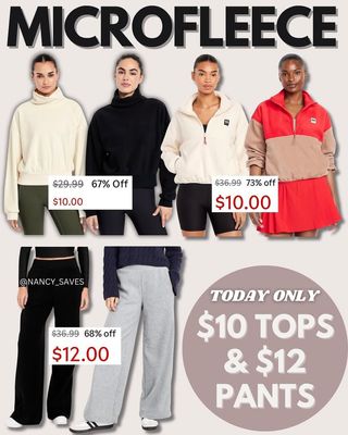 Comment “Sale” and I’ll dm you the link 🔗

‼️TODAY ONLY‼️ $10 Women’s Microfleece Tops & $12 Pants 🏃🏽‍♀️🔥🛍️
https://shopstyle.it/l/cvYXB

🔶All Link in my bio @savewith_nina
🔶Join my Telegr@m and Facebook group for more deals and clearance in my bio @savewith_nina 
🔶Follow my backup account @glitch.deals999

Tfs @nancy_saves repost
