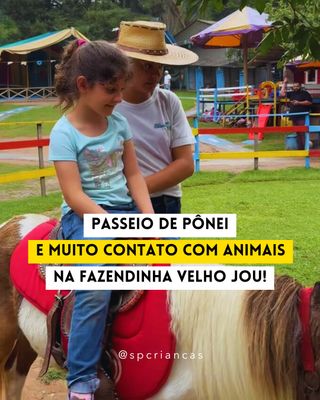 CONTATO COM A NATUREZA E CONEXÃO COM OS ANIMAIS

👉 Comente FAZENDINHA e envio todas as informações

Para quem está em busca de passeio em um lugar cercado pela natureza e repleto de atrações para a criançada, vale a pena visitar a @fazendinhavelhojou.

Ao todo, a fazenda oferece diversas atividades como pesca esportiva, contato com animais e piscina, além de um almoço com comida típica do interior.

E QUANTO CUSTA ESTE PASSEIO?
💰 A partir de R$39,90
⏰ Sábados, domingos e feriados, das 10h às 16h
📍@fazendinhavelhojou – Rua Padre Celestino André Trevisan, 325, Barreiro - Mairiporã

📷 @fazendinhavelhojou

https://saopauloparacriancas.com.br/fazendinha-velho-jou-mairipora/

#fazendinha #spcriancas #passearemsp #oquefazeremsp