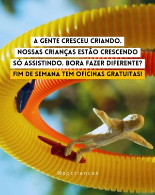 ‼ OFICINAS #GRATUITAS NESTE FIM DE SEMANA ‼

👉 Comente OFICINA que envio todas as informações

Que tal trocar as telas por papéis no fim de semana?

A @casadeculturadoparque está com uma programação linda em novembro: oficinas gratuitas que convidam crianças e adultos a colocar a mão na massa e redescobrir o prazer de criar juntos ❤

As atividades têm classificação livre, indicadas para crianças acompanhadas de um adulto, e contam com 15 vagas por turma. 

A participação é #gratuita, com retirada de senhas na portaria 15 minutos antes do início das oficinas, por ordem de chegada.

📌  8 e 9 de novembro: “Oficina de escultura em papel”, que convida o público a transformar folhas em esculturas tridimensionais usando apenas dobras, cortes e criatividade.

📌 22 e 23 de novembro: “Oficina de objetos sonoros” une música e artes visuais na criação de instrumentos feitos com materiais recicláveis, tudo que vibra, soa e inspira pode virar arte.

💰 GRÁTIS
🗓08 e 09 de novembro
22 e 23 de novembro
🕤 Sábados, das 11h30 às 13h30 | Domingos, das 15h às 17h
📍 @casadeculturadoparque - Avenida Professor Fonseca Rodrigues, 1300, Alto de Pinheiros - São Paulo

#passear #passeioemfamilia #diversaoemfamilia #oquefazeremsp #spcriancas

https://saopauloparacriancas.com.br/casa-de-cultura-do-parque-novembro-sp/