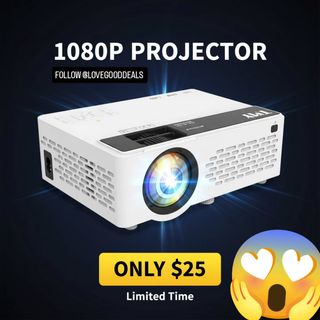 TMY 1080P Full HD Portable Mini Projector, Upgraded Bluetooth Movie Projector 
Only $25 with code 8G4R475T
https://amzn.to/3WSyMOR

✨To purchase use the L1!nk in my bio @lovegooddeals
 
#1080PProjector #Projector #HomeTheater #MovieNight #GamingSetup #LimitedTimeOffer #Sale #TechDeals #AffordableTech #BigScreenExperience #Entertainment #PortableProjector #MustHaveTech #Deals #HomeCinema #Gadget #FilmBuff #Gaming #HomeEntertainment #SmartProjector