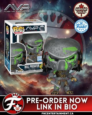 Coming Soon Your Local Specialty Retailer and Comic Book Shoppes

Funko Pop! Movies: Alien Vs. Predator - Bull Predator (Glow) Funko Special Edition

Our Retail Partners:
Shak’s Pop Shop: https://shakspopshop.ca/just-added 
MyPops: https://www.mypops.ca/preorders
EE: https://ee.toys/BD6GGB 

Check your local Specialty Retailer and Comic Book Shoppes for availability.

#funkofanatic #funkofamily #popvinyl #funkopop #funko #funkopopvinyl #funkofunatic #funkopops #funkoaddict #funkocanada #ad #alien #avp