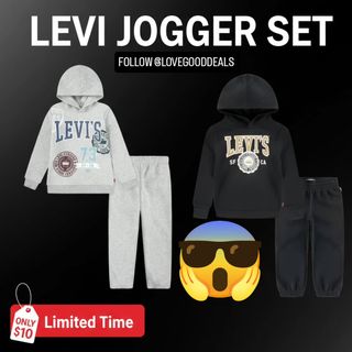 Levi's Boys 2-Piece Multi-Hit Jogger Set, Sizes 4-7
Only $10 🔥🔥🔥🔥
https://go.sylikes.com/eZmfm3pmW4UT

✨To purchase use the L1!nk in my bio @lovegooddeals
 
#LeviJoggerSet #LimitedTimeOffer #KidsFashion #ComfortWear #StyleForLess #ShopNow #TrendyKids #FashionDeals #MustHave #KidsApparel #PremiumQuality #BlackFridayDeals #HolidayShopping #GiftIdeas #ChildrensClothing #SaleAlert #FashionForKids #DailyDeals #ComfyStyle #KidsGear