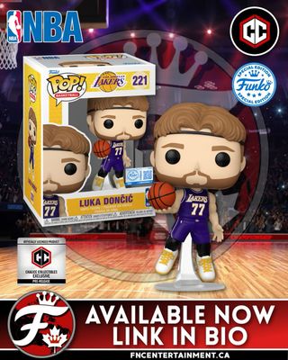 Available For Pre-Order at Chalice Collectibles 

Funko Pop! Basketball: NBA’s LA Lakers - Luka Donic (Chalice Collectibles Exclusive)

https://chalicecollectibles.com/ 

#funko #funkocanada #nba