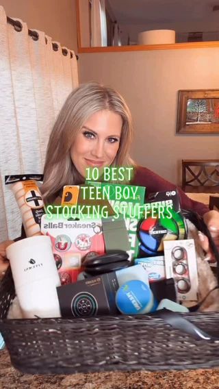 Comment “shop” and I will send you all the details! These are my favorite stocking stuffers for teen, tween and college age boys! #stockingstufferideas #giftguide #stockingstuffers #giftsforhim #teengifts