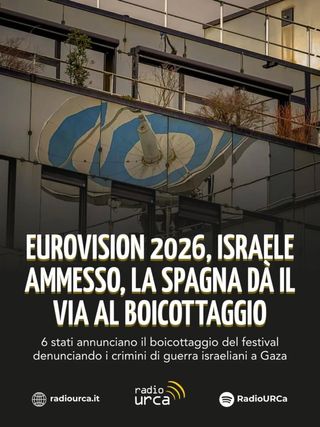 Nel suo settantesimo compleanno l’Eurovision potrebbe essere boicottato perfino da alcuni suoi stessi creatori a causa della presenza di Israele tra i partecipanti.
Irlanda, Islanda, Paesi Bassi, Turchia, Slovenia e Spagna spiegano la propria scelta parlando dei massacri compiuti da Israele nella striscia di Gaza, incompatibili con i valori del noto festival musicale.

Leggi l'articolo completo di @lula.merlo e scopri com'è andata la finale nel blog di Radio URCa https://www.radiourca.it/blog/cronaca/boicottaggio-eurovision-2026/

Per rimanere aggiornati sulle ultime notizie musicali segui @radiourca e attiva le notifiche!

#RadioURCa #Eurovision2026 #boicottaggio