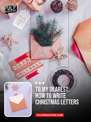 Add personal touches to your gifts this holiday season with letters to your loved ones! Check out the link in our bio to read the article.

#Christmas #letters #PULPMagazine