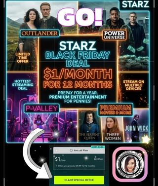 💥💥💥S t a r z Black Friday deal
Limited time offer Don’t miss it!  Pay only $12 for 1 whole Year!
 https://theblogcm.com/5mn/eINT

This is hands down one of the HOTTEST streaming deals of the season! 😱 For a limited time, get 
S T A R Z for just $1/mo for 12 months!
​That means you prepay just $11.99 and you are set for an ENTIRE YEAR of premium movies and shows. 📉🤯
https://theblogcm.com/5mv/eINT

🔶All Link in my bio @savewithnina2 
🔶Join my Telegr@m and Facebook group for more deals and clearance in my bio @savewithnina2 

Tfs @minionrun_deals repost
#couponcommunity #discount #deals #clearance #viral