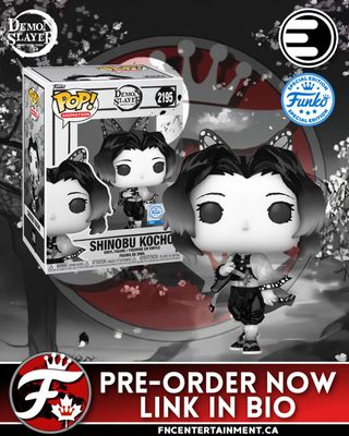 Available Now for Pre-Order at Entertainment Earth

Funko Pop! Animation: Demon Slayer - Shinobu (Sumi-Ink) EE Exclusive

EE: https://ee.toys/BD6GGB 

#funko #funkocanada #ad #anime #demonslayer