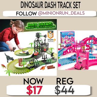 😍Drop 𝗔𝗡𝗬 𝗘𝗠𝗢𝗝𝗜 for 🔗 & details 

Dinosaur Dash Track set now 
$17 reg $44! 
https://walmrt.us/4iX2jAR

✅️ Check my bio for the l!nk if the dm didnt come thru @minionrun_deals 

#couponcommunity #discount #deals #clearance #viral