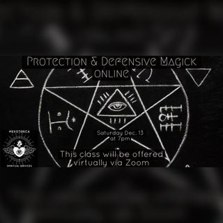 🧿Join me online next Saturday 12/13 for Protection & Defensive Magick Class - Online, an exciting event focused on enhancing your skills in protection and defensive magick. Whether you’re a beginner or a seasoned practitioner, this class will cover a range of techniques to help you ward off negative energies and create a shield of protection around you. Learn how to harness the power of crystals, herbs, and spells to keep yourself safe and secure. Don’t miss out on this opportunity to strengthen your magickal abilities and connect with like-minded individuals. 

To reserve your spot follow the link in bio or check the comments below ⬇️ 

See you online! 🧿

-Oz 🪬
•
•
•
#mexoterica #tarot #tarotreadings #crystals #reiki #reikimaster #psychic #medium #healer #curandero #spirituality #spiritualguidance #divination #cartomancy #metaphysical #oracle #oils #candles #qpoc #lgbtq #smallbusiness #dfw #fortworth #texas #classes #workshops #witchy #learning #protection