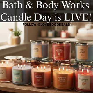 💥Type the word " 𝐒𝐇𝐎𝐏 " in the comments and I will directly message you the link 🔗.

THE BEST DAY OF THE YEAR IS HERE! 🕯️✨
Candle Day is literally life. 🙌 Grab your favorite 3-Wick Candles for just $9.95 right now! Considering the regular price is $26, this is the time to stock up for the whole year (and grab gifts!). 🎁
Run, don’t walk! 🏃‍♀️💨

✨The link can also be found in my bio @lovegooddeals 

#CandleDay #BathAndBodyWorks #CandleDayIsLife #SaleAlert #3WickCandles #CandleHaul #BbwCandleDay

https://rstyle.me/+DhoIQttxSdeYuhgPC3R3ng