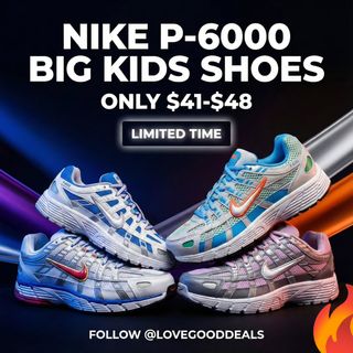 💥Type the word " 𝐒𝐇𝐎𝐏 " in the comments and I will directly message you the link 🔗.

P-6000
Big Kids' Shoes
https://shopstyle.it/l/cxrEB
Now $41-$48 
Use code CYBER

✨The link can also be found in my bio @lovegooddeals