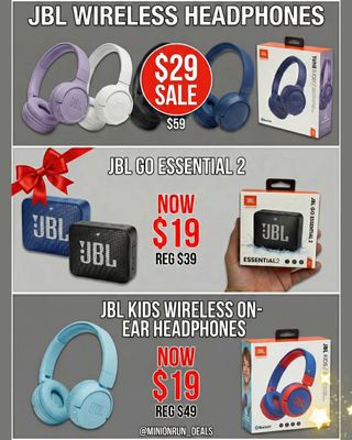 😍Drop 𝗔𝗡𝗬 𝗘𝗠𝗢𝗝𝗜 for 🔗 & details 

 🚨 You do not want to miss these prices. We’re talking up to 60% off top-tier audio! 🤯
​Get the sound you love for a fraction of the price:
🎧 Wireless Headphones: NOW $29 (Reg. $59)
🔊 Go Essential 2 Speaker: NOW $19 (Reg. $39)
👶 Kids Safe Headphones: NOW $19 (Reg. $49)
​Run, don’t walk! These deals won't last long.
https://walmrt.us/3N09D2L

✅️ Check my bio for the l!nk if the dm didnt come thru @minionrun_deals 

#couponcommunity #discount #deals #clearance #viral