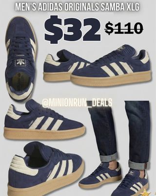 😍Drop 𝗔𝗡𝗬 𝗘𝗠𝗢𝗝𝗜 for 🔗 & details 

🔥🔥Men's Originals Samba XLG
Now $32 reg $110! Code GIFTS20
https://go.sylikes.com/eZtDmYZ4YygX

✅️ Check my bio for the l!nk if the dm didnt come thru @minionrun_deals 

#couponcommunity #discount #deals #clearance #viral