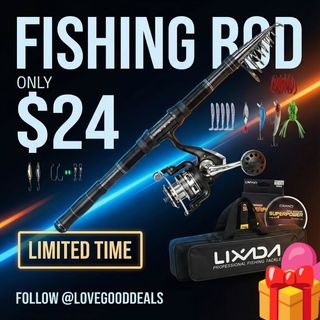 💥Type the word " 𝐒𝐇𝐎𝐏 " in the comments and I will directly message you the link 🔗.

Fishing Rod and Reel Combos
https://walmrt.us/3GGSR5Z3

✨The link can also be found in my bio @lovegooddeals