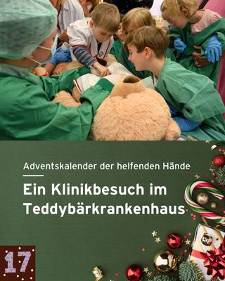 🧸Das @tbk_goettingen öffnet einmal im Jahr seine Türen für die flauschigen Patient*innen. Erstmals fand es 2002 statt und ist seitdem jedes Mal wieder ein Highlight für Kinder, Eltern und die Teddydocs.

Das Team besteht aus Studierenden verschiedener Fachrichtungen, die die Kinder bei der “Behandlung” ihres Kuscheltieres anleiten und unterstützen. Durch das Begleiten im gesamten Prozess ist das Ziel, den Kindern einen Besuch in der Klinik zu simulieren und so mögliche Ängste und Sorgen abzubauen. Danke für euren Einsatz! ❤️

🫵🏼DU möchtest dieses Projekt unterstützen? Das Teddydoc-Team freut sich immer über neue Mitglieder und Spenden. Darüber hinaus werden viele Materialien gebraucht. Am 18.12. werden von 17-19 Uhr in der Westhalle abgelaufene Verbandskästen und weitere Materialien gesammelt. Mehr zum Teddybärkrankenhaus gibt es auf der Webseite unter dem Link in der Bio 🔗