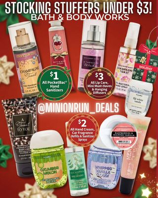 😍Drop 𝗔𝗡𝗬 𝗘𝗠𝗢𝗝𝗜 for 🔗 & details 

Bath and body works stocking stuffers under $3!! 
https://rstyle.me/+Hg-xovcPqXaFCFCu_pLPeA

✅️ Check my bio for the l!nk if the dm didnt come thru @minionrun_deals 

#couponcommunity #discount #deals #clearance #viral