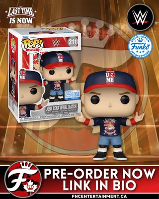 Available Now for Pre-Order

Funko Pop! WWE: John Cena (Farewell Tour 2025 Washington D.C. Final Match) Funko Special Edition 

Our Retail Partners:
WWE Shop
CA: https://wwe-shop.sjv.io/e1o61D 
US: https://wwe-shop.sjv.io/55eV59 

Fanatics:
CA: https://fanatics.93n6tx.net/rav7a5 
US: https://fanatics.93n6tx.net/9L1XL0 

#funko #funkocanada #ad #wwe #johncena