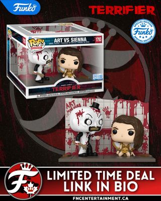 Limited Time Deal at Amazon CA - 30% OFF!

Funko Pop! Moment: Terrifier - Art vs. Sienna (Funko Special Edition)

Amazon CA:  https://amzn.to/4oZb1A8 
Amazon US: https://amzn.to/44BhKJj 

Thanks to @thebretsky for the heads up! 

#funko #funkocanada #ad #horror #terrifier