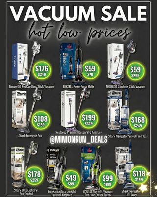 😍Drop 𝗔𝗡𝗬 𝗘𝗠𝗢𝗝𝗜 for 🔗 & details 

🚨 SALE ALERT! 🚨
We aren't kidding when we say these prices are HOT. 🔥 Get major discounts on top-tier vacuums right now.
✨ Stick vacuums starting at $59!
✨ Uprights starting at $49!
✨ Massive savings on top brands 

Lots of vacuums are on sale for the lowest prices!
https://walmrt.us/41qLvex

✅️ Check my bio for the l!nk if the dm didnt come thru @minionrun_deals 

#couponcommunity #discount #deals #clearance #viral