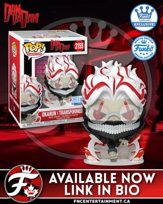 Available Now at the Funko Shop

Funko Pop! Premium: Dandadan - Okarun (Transformed) Funko Shop Exclusive

Funko CA
https://go.fncentertainment.ca/exclusives-ca

Funko US: 
https://go.fncentertainment.ca/exclusives-us

#funko #funkocanada #ad #anime #dandadan