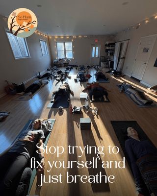 Most of us don't need another thing to do or fix.

We need a moment to simply breathe, be still, and arrive as we are.

At So Hum Yoga, we hold space for presence and community—a gentle pause in the rush where your breath leads you back home, and connection is felt, not forced.

There's room for you here.  www.sohumyogagr.com

#grandrapidsyoga #sohumyogagr #holistichealth #community #breathe