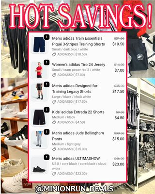 😍Drop 𝗔𝗡𝗬 𝗘𝗠𝗢𝗝𝗜 for 🔗 & details 

🔥Hot Savings look at those prices! 
Sizes selling quickly!
Code ADIDAS50 
https://go.sylikes.com/eZmHdog2LQIA

➡️You must follow me  first for the 🔗 to come thru

✅️ Check my bio for the l!nk if the dm didnt come thru 
@minionrun_deals 

#couponcommunity #discount #deals #clearance #viral