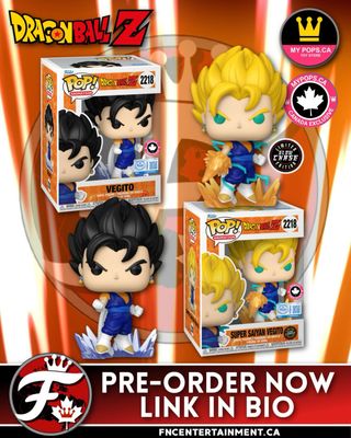 Available Now to Pre-Order Now at MyPops.ca 🇨🇦

Funko Pop! Animation: Dragon Ball Z: Vegito (Powering Up) (w/Chase) MyPops Canadian Exclusive

https://www.mypops.ca/u1mxlg

Use Promo Code FUNKO5

#funko #funkocanada #ad #anime #dbz @mypops.ca