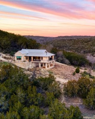 Discover Sotol: a luxe Hill Country retreat with panoramic views, 5 acres, and a view of the Pedernales River, all just an hour from the heart of Austin. Check our link in bio to book now!