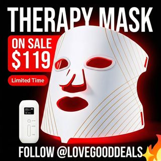 Red Light Therapy Mask for Face
Original Price: ＄179.99
Deal Price: $119.70
Code: IE5N3844
https://amzn.to/4rAmTKs

✨The link can also be found in my bio @lovegooddeals