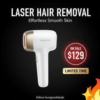 40% off for Wavytalk IPL Hair Removal Device
Original Price: ＄199
Deal Price: $129.99
Code: TL8E3PZ6 
https://amzn.to/4aIL6so

✨The link can also be found in my bio @lovegooddeals