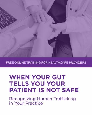 Your instincts matter. So does your training. 

In alignment with House Bill 2059 requiring human trafficking prevention training for health care practitioners, this free, online course equips clinicians with the knowledge and tools to identify, assess, and respond to human trafficking in healthcare settings.

👉 Enroll today: Link in bio.