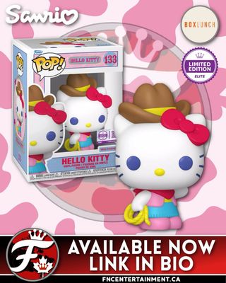 Available Now Online at BoxLunch

Funko Pop! Sanrio: Hello Kitty (Cowgirl) (LE 7,500) (Funko Elite Edition) BoxLunch Exclusive 

https://go.fncentertainment.ca/hellokitty-bl

#funko #funkocanada #ad #sanrio #hellokitty