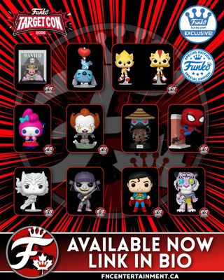 Available Now at Funko Shop Canada!

TargetCon 2026 Exclusives! 

Funko CA: https://go.fncentertainment.ca/targetcon-ca
Funko US: https://go.fncentertainment.ca/targetcon-us

Note: These may not come with the TargetCon Sticker. Some of the collection is also shared with EB Games Canada. 

#funko #funkocanada #ad #targetcon